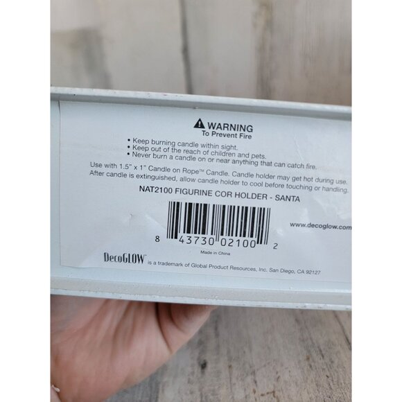 Metal Santa tealight candle holder Xmas unique decor star - Picture 7 of 7